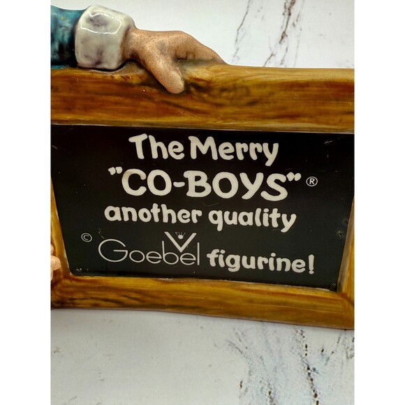 Goebel Hummel 7.5" Gnome The Merry CO-BOYS‎ #Well 516 Vintage 1971 - Picture 10 of 11